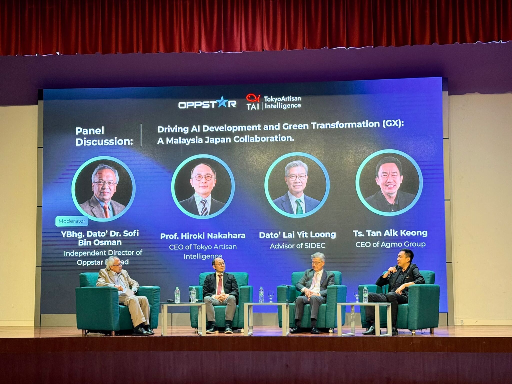 AK on the GX x AI Malaysia-Japan panel