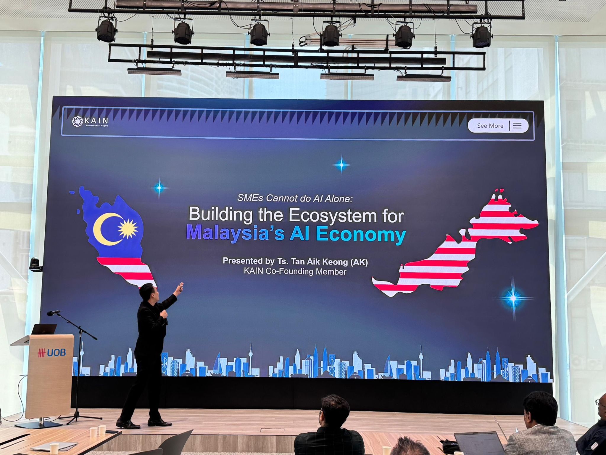 AK at the UOB AI Ready Workshop with Microsoft